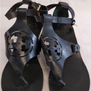 Tory Burch Women's Navy Sandals Size 6.5 M